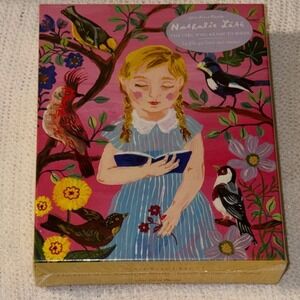 Nathalie Lete The Girl Who Reads to Birds 500 Piece Jigsaw Puzzle Artisan New